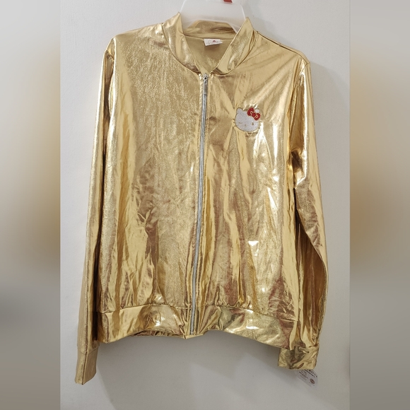 Gold Hello Kitty Women's Jacket